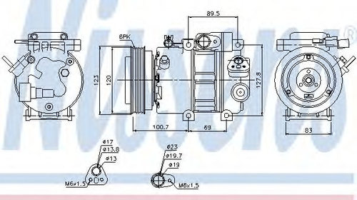 Compresor aer conditionat HYUNDAI i30 (F