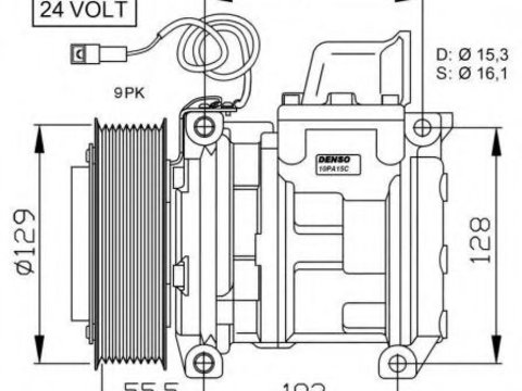 Compresor aer conditionat MERCEDES ATEGO 2 (2004 - 2016) NRF 32567