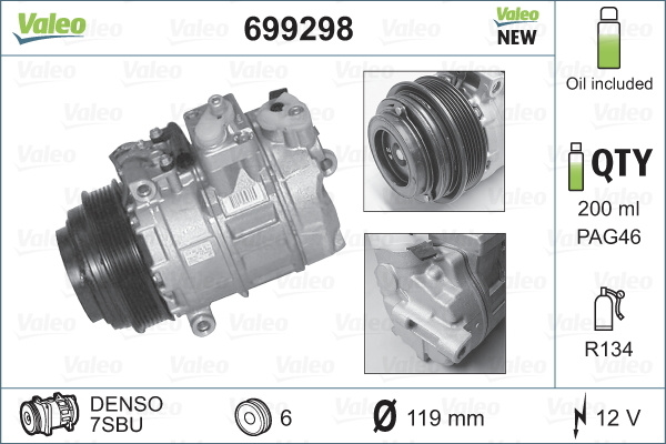 Compresor aer conditionat # Mercedes-benz Sprinter