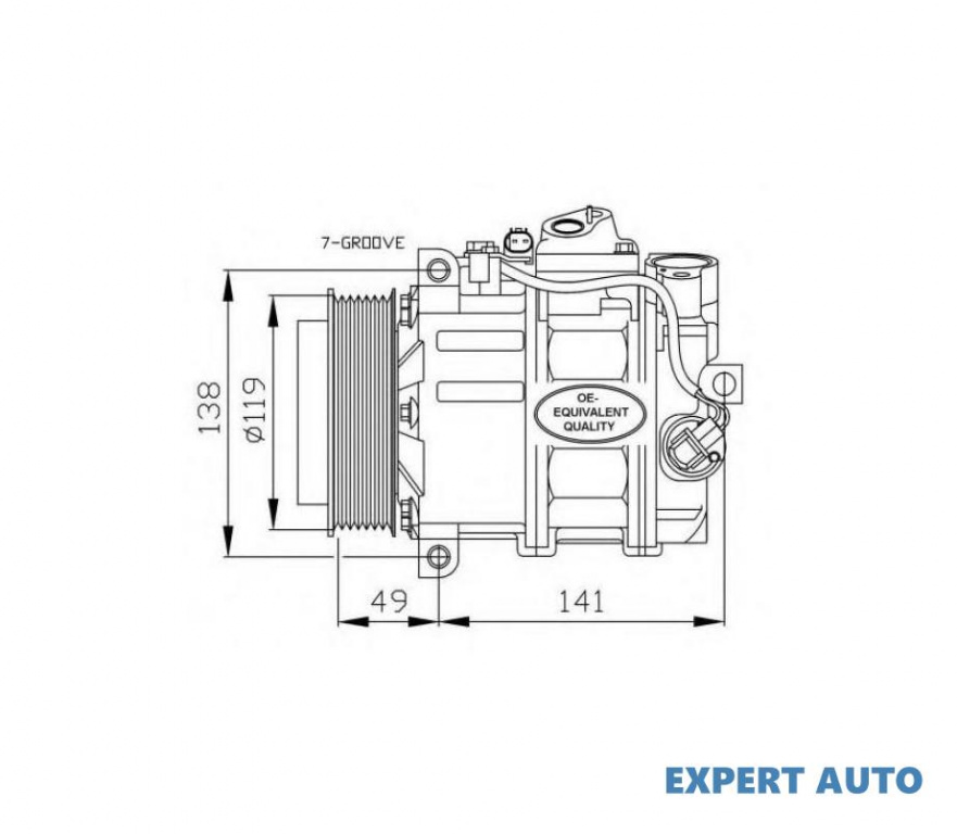 Compresor aer conditionat Mercedes C-CLASS cupe (C204) 2011-2016 #2 0002304511