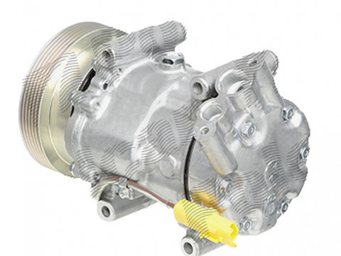 Compresor aer conditionat Mercedes Citan (W415), 2012-, motorizare 1.5 CDI 55/66/80kw, diesel, rola curea 125 mm, 6 caneluri, tip Sanden: SD6V12