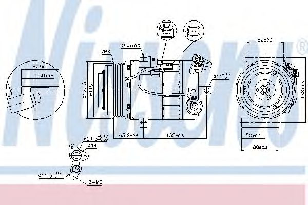 Compresor aer conditionat NISSAN X-TRAIL (T31) (20