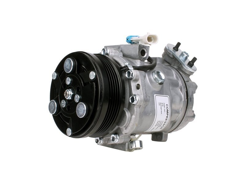 Compresor aer conditionat Opel Astra G, 1998-2009, motorizare 1.6, 62kw, benzina, rola curea 105 mm, 5 caneluri, tip Sanden: SD6V12