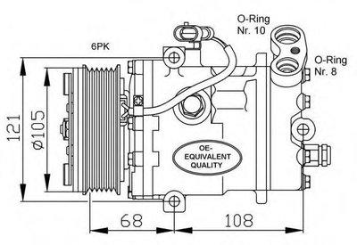 Compresor aer conditionat OPEL ASTRA G combi (F35_