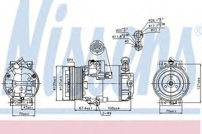 Compresor aer conditionat OPEL ASTRA H combi (L35)