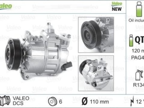 Compresor aer conditionat pentru SKODA 2005 - 2018