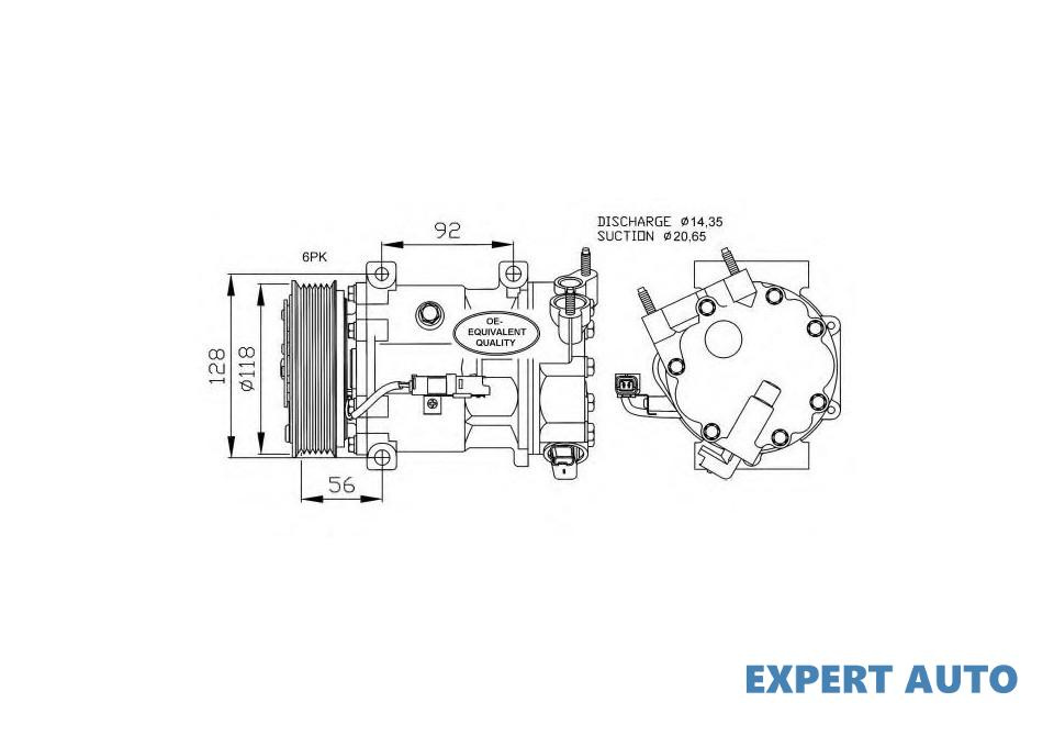 Compresor aer conditionat Peugeot 308 (4A_, 4C_) 2