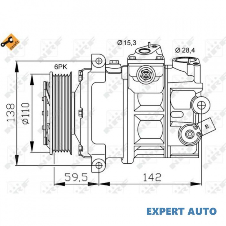 Compresor aer conditionat Skoda SUPERB combi (3T5) 2009-2015 #2 1601