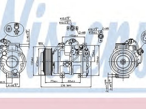 Compresor aer conditionat TOYOTA LAND CRUISER 200 (VDJ2_, UZJ2_) (2007 - 2016) NISSENS 89511