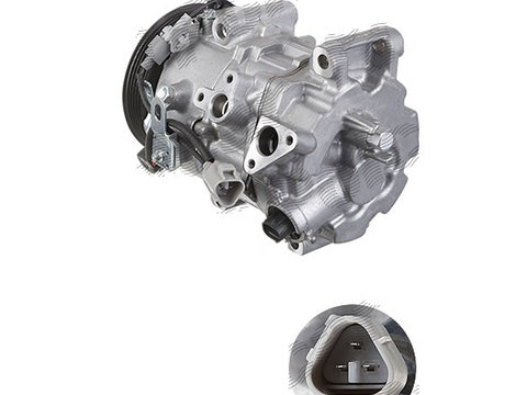 Compresor aer conditionat Toyota RAV-4 (XA40), 2013-2018, motorizare 2.5, 132kw, benzina, 2.5, /electric 147kw, benzina/electric, rola curea 125 mm, 6 caneluri, de tip Denso: 7SES17C