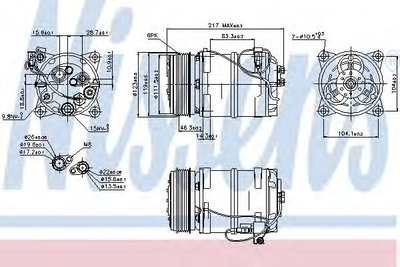 Compresor aer conditionat VOLVO 850 combi (LW) (19