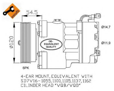 Compresor aer conditionat VW GOLF 4 Cabriolet (1E7