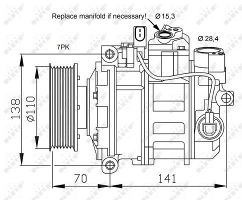 Compresor aer conditionat # Vw Passat 2001 2002 20