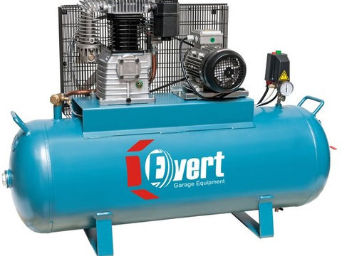 Compresor Aer Evert 200L, 400V, 3kW EVERTK200-600