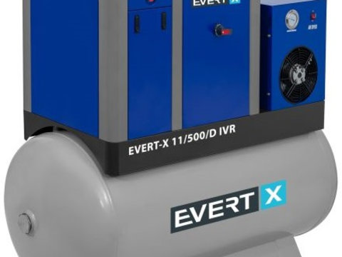 Compresor Aer Evert 500L, 400V, 11.0kW EVERT-X11/500/D IVR