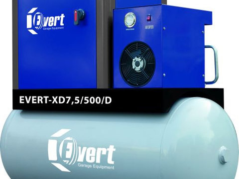 Compresor Aer Evert 500L, 400V, 11.0kW EVERT-X11/500/D
