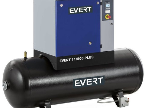 Compresor Aer Evert 500L, 400V, 11.0kW EVERT11/500/13
