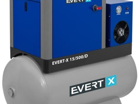 Compresor Aer Evert 500L, 400V, 15.0kW EVERT-X15/500/D