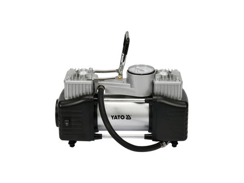 Compresor auto cu lanternă, 250W, 60L/min Yato Cod: YT-73462