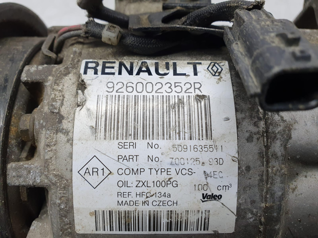 Compresor clima AC 926002352r 1.5 dci K9
