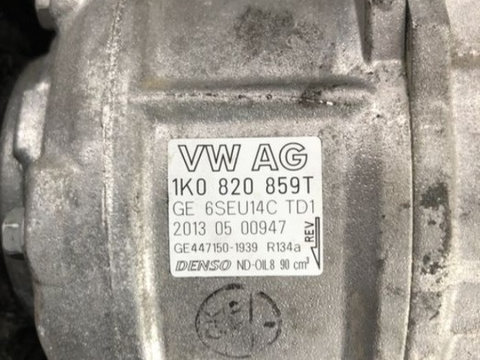 Compresor clima AC Volkswagen Golf 6 1,4 TSI CAVD 1K0820859T