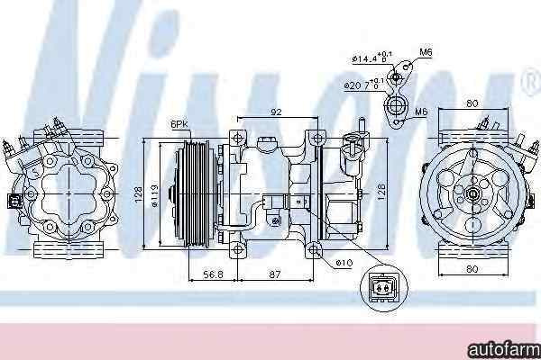 Compresor clima aer conditionat CITROËN C2 ENTERP