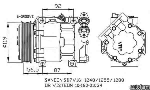 Compresor clima aer conditionat FORD FOCUS II DA N