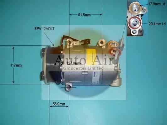 Compresor clima aer conditionat FORD FOCUS III Turnier AIRSTAL 101872