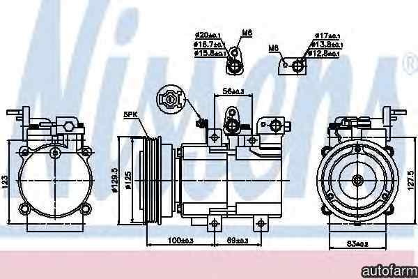 Compresor clima aer conditionat HYUNDAI SANTA FÉ 