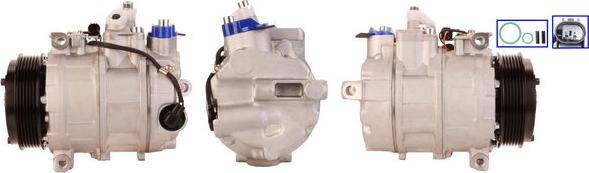 Compresor clima aer conditionat MERCEDES-BENZ CLK C209 ELSTOCK 51-0256