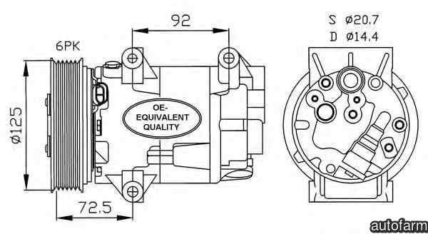 Compresor clima aer conditionat RENAULT GRAND SCÉ