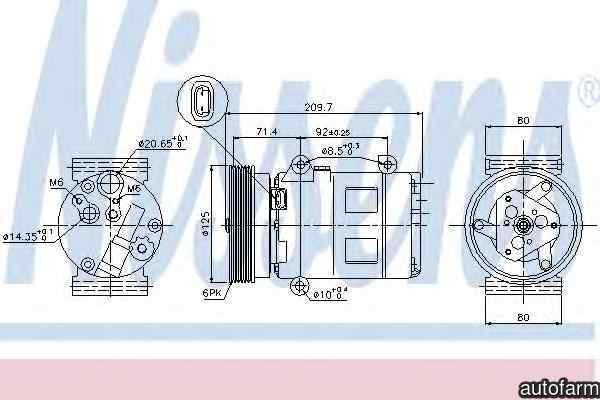 Compresor clima aer conditionat RENAULT SCÉNIC II