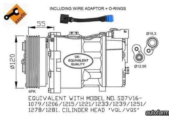 Compresor clima aer conditionat VW BORA 1J2 NRF 32