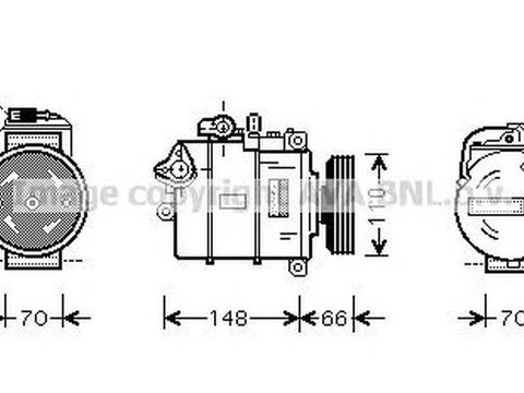 Compresor clima AUDI A4 8E2 B6 AVA IK226