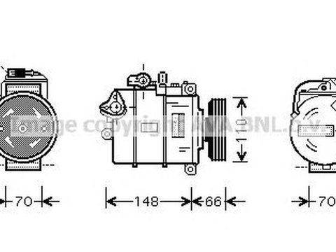 Compresor clima AUDI A4 8E2 B6 AVA IK275