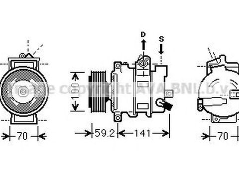 Compresor clima AUDI A4 Allroad 8KH B8 AVA IK329