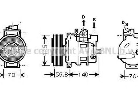 Compresor clima AUDI A6 4F2 C6 AVA IK295