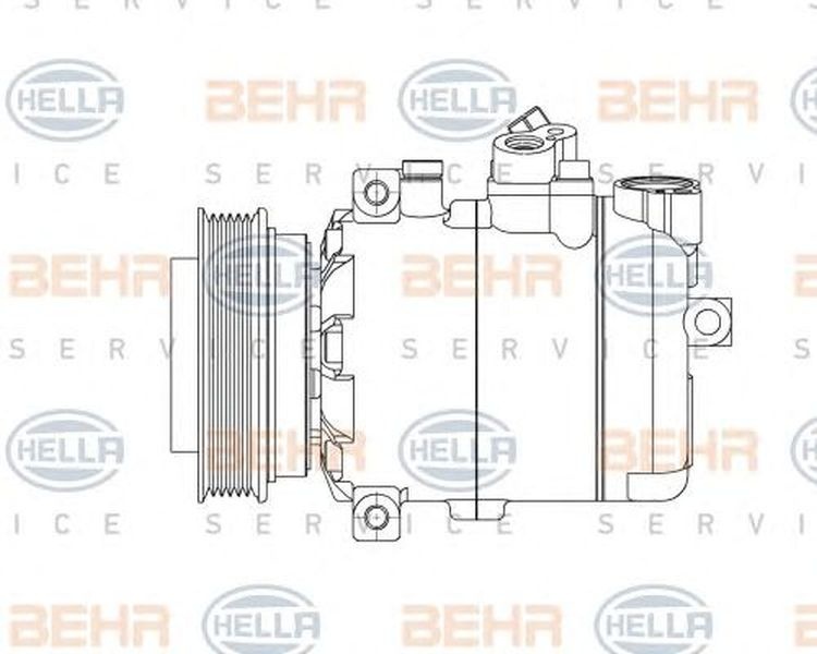 Compresor clima AUDI A8 4D2 4D8 HELLA 8FK 351 132-081