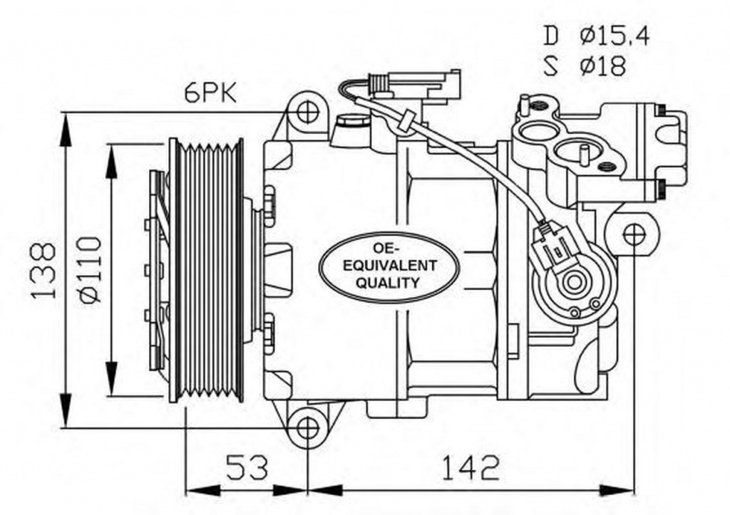 Compresor clima BMW 1 cupe E82 NRF 32463