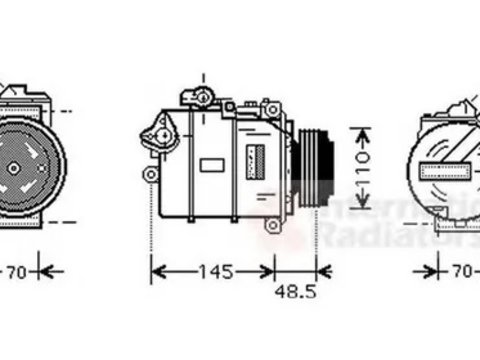 Compresor clima BMW 3 Cabriolet E46 VAN WEZEL 0600K332 PieseDeTop