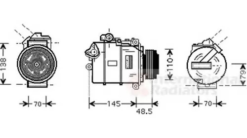 Compresor clima BMW 3 cupe E46 VAN WEZEL 0600K309 PieseDeTop