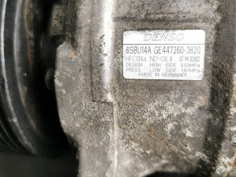 Compresor clima BMW Seria 5 GT (2009->) [F07] 2.0 d 447260-3820