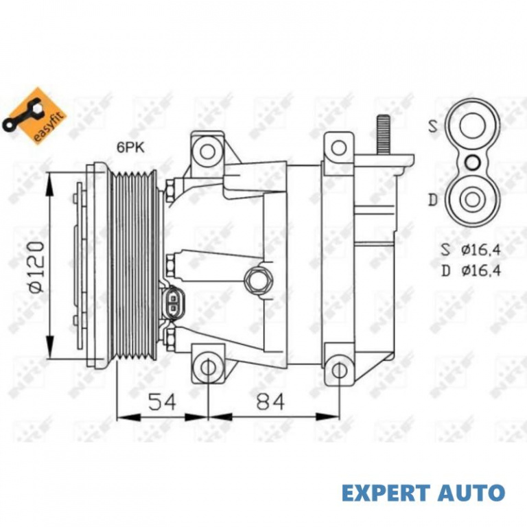 Compresor clima Chevrolet NUBIRA limuzina 2005-2016 #2 32484G