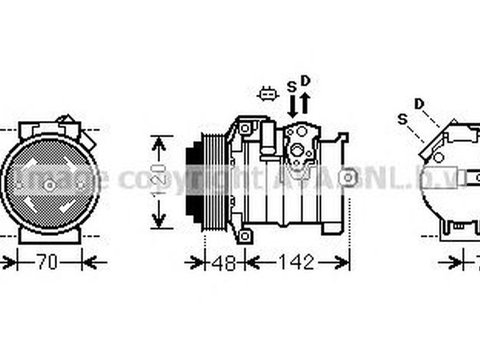 Compresor clima CHRYSLER 300 C Touring LX AVA CRK131