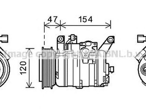 Compresor clima CHRYSLER PT CRUISER PT AVA CRK120