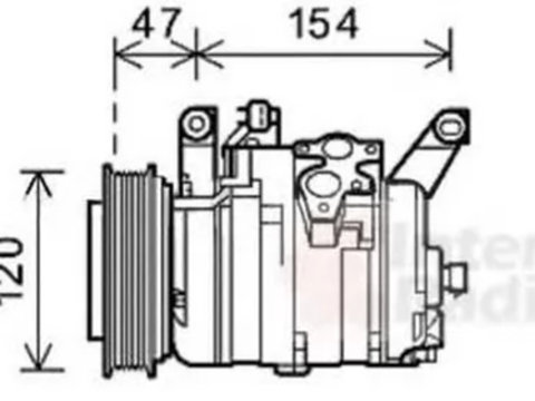 Compresor clima CHRYSLER PT CRUISER PT VAN WEZEL 0700K120 PieseDeTop