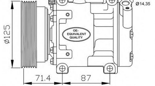 Compresor clima DACIA DUSTER caroserie N