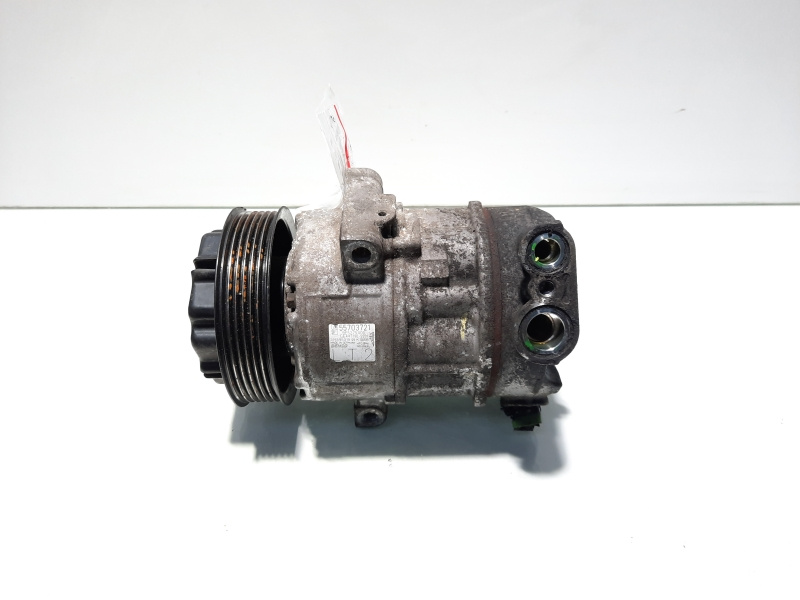 Compresor clima Denso, cod GM55703721, Fiat Grande Punto (199), 1.3 M-Jet, 199B4000 (pr:110747)