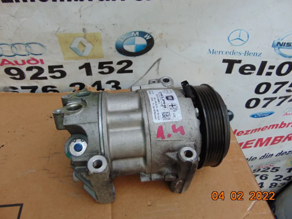 Compresor clima Fiat 1.4 benzina tipo fiat 500 abarth 500l 500c punto evo panda doblo lancya alfa r