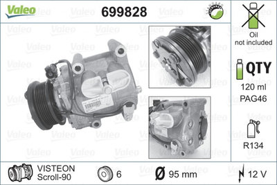 Compresor clima FORD TRANSIT caroserie VALEO 69932